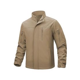Ghassy Co Softshell Bej Dik Yaka Polar Erkek Mont