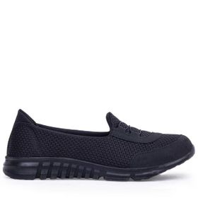 Ghattix 04 Siyah Yumuşak Tabanlı Kadın Günlük Sneaker Ayakkabı