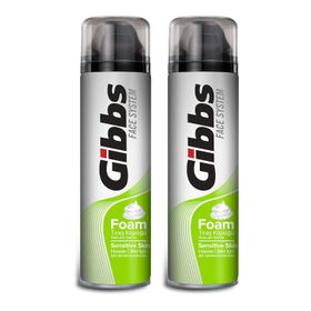 Gibbs Sensitive 2x200 ml Tıraş Köpüğü