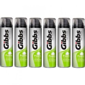 Gibbs Sensitive 6x200 ml Traş Köpüğü