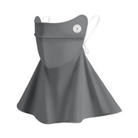 Gibz Balaclava Koyu Gri Güneş Koruma Kadın Boyunluğu