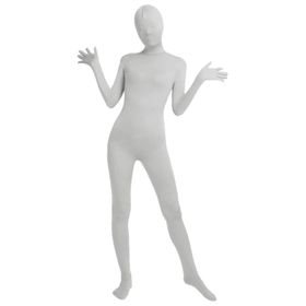 Gibz Catsuit Açık Gri Tek Parça Spor Jimnastik Erkek Tulum