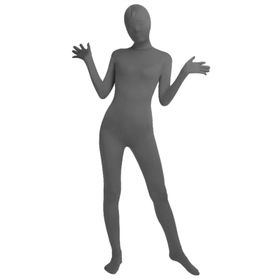 Gibz Catsuit Koyu Gri Tek Parça Spor Jimnastik Erkek Tulum