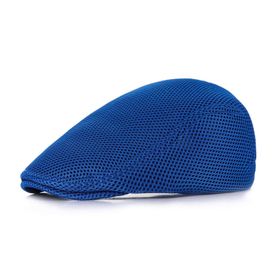Gibz Newsboy Mavi Royal Blau Ördek Gagası Açık Günlük Erkek Şapka