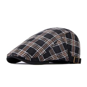 Gibz Retro Newsboy Kırmızı Düz Erkek Şapka