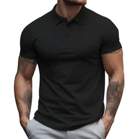 Gibz Retro Siyah Yarım Kollu Yuvarlak Yaka Erkek T-shirt