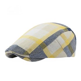 Gibz Vintage Yellow Düz Erkek Şapka
