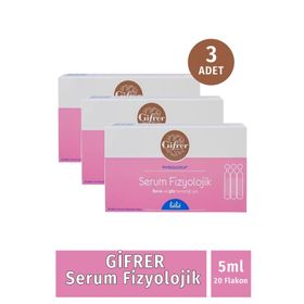 Gifrer 5 ml 20 Flakon x 3 Adet Serum Fizyolojik