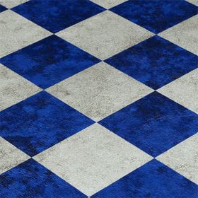 Gift Home Sadece Tahta İsteyene 37x37 cm Mavi-Krem Deri Kaplama MDF Ahşap Satranç Tahtası