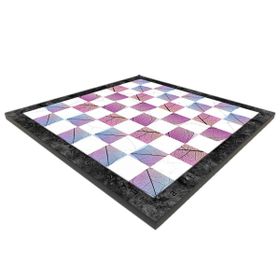 Gift Home Sadece Tahta İsteyene 37x37 cm Orta Boy Bahar Desenli MDF Ahşap Satranç Tahtası