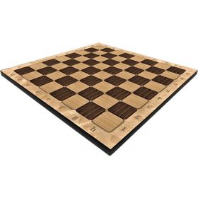 Gift Home Sadece Tahta İsteyene 37x37 cm Orta Boy Rustik Ceviz Desenli MDF Ahşap Satranç Tahtası