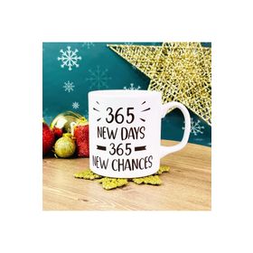Gift Moda 365 Yeni Gün 365 Yeni Şans Yılbaşı Tasarımlı Kupa