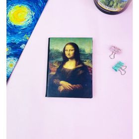 Gift Moda Mona Lisa Tasarımlı Sert Kapaklı Mini Defter