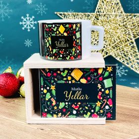 Gift Moda Mutlu Yıllar Yılbaşı Tasarımlı Kutulu Kupa