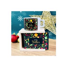 Gift Moda Mutlu Yıllar Yılbaşı Tasarımlı Kutulu Kupa