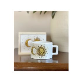 Gift Moda Tarot Ay Ve Güneş Tasarımlı Kutulu Kupa