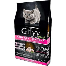 Gİfyy Tavuk Etli Yavru 15 kg Kedi Maması