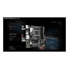 Gigabyte A620M Gaming X 1.0 A620 DDR5 VGA Yok GLan mATX HDMI DP Type-C M2 AM5 AMD Anakart