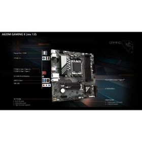 Gigabyte A620M Gaming X 1.0 A620 DDR5 VGA Yok GLan mATX HDMI DP Type-C M2 AM5 AMD Anakart