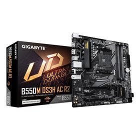 Gigabyte B550M DS3H AC R2 Wi-Fi AMD AM4 DDR4 Micro ATX Anakart