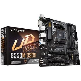 Gigabyte B550M-DS3H AMD B550 128GB AM4 DDR4 4733MHZ DVI HDMI Anakart