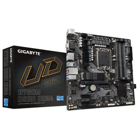 Gigabyte B760M DS3H 1.0 4xDDR4 2xM.2 2xDP HDMI VGA 12-13-14. Nesil LGA1700 Soket Anakart