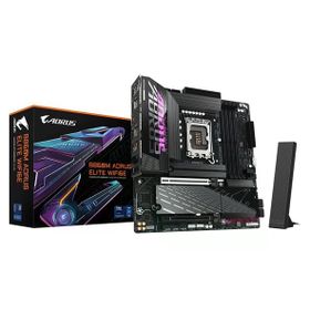 Gigabyte B860M Aorus Elite Wifi 6E DDR5 9200 Mhz OC M.2 HDMI-DP-USB-C PCIE 5.0 1851P Matx Anakart