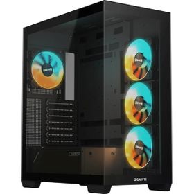 Gigabyte C500 Panoramic Stealth GB-C500P ST ARGB Fanlı Siyah ATX Gaming Bilgisayar Kasası