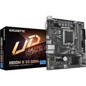 Gigabyte H610M H V3 DDR4 3200 Mhz OC M.2 VGA-HDMI PCIE 4.0 1700P Matx Anakart