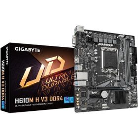 Gigabyte H610M H V3 DDR4 3200 Mhz OC M.2 VGA-HDMI PCIE 4.0 1700P Matx Anakart