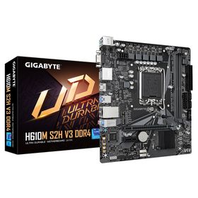 Gigabyte H610M S2H V3 DDR4 Intel H610 With 6+1+1 Hybrid Phases Digital VRM Design PCIe Anakart