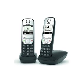 Gigaset A690 Duo Siyah 2 Ahizeli Handsfree DECT Telsiz Telefon