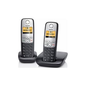 Gigaset A690 Duo Siyah 2 Ahizeli Handsfree DECT Telsiz Telefon