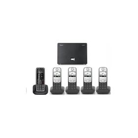 Gigaset C550-A690 Analog ve IP 5 Dahili Dect Telsiz Kablosuz Telefon Santrali