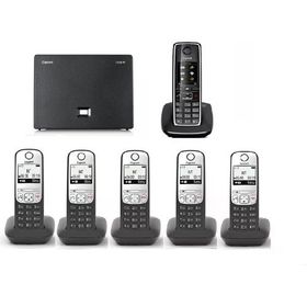 Gigaset C550-A690 Analog ve IP 6 Dahili Dect Telsiz Kablosuz Telefon Santrali