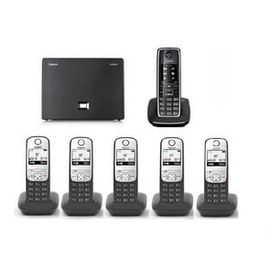 Gigaset C550-A690 Analog ve IP 6 Dahili Dect Telsiz Kablosuz Telefon Santrali