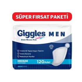 Giggles 120 Adet Medium Erkek Mesane Pedi