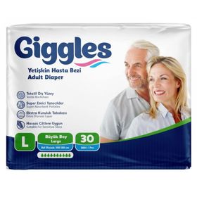 Giggles 30 Adet L Belbantlı Hasta Bezi