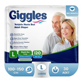 Giggles 30 Adet L Belbantlı Hasta Bezi