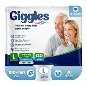 Giggles 30 Adet L Belbantlı Hasta Bezi