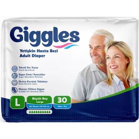 Giggles 30 Adet L Belbantlı Hasta Bezi
