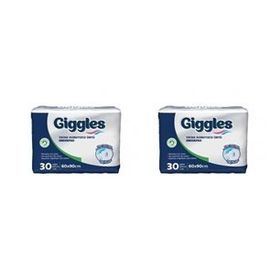 Giggles 30'lu 2 Paket 60 Adet 60x90 Yatak Koruyucu Örtü
