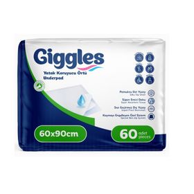 Giggles 30'lu 2 Paket 60 Adet 60x90 Yatak Koruyucu Örtü