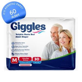 Giggles 60 Adet M Belbantlı Hasta Bezi