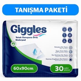 Giggles 60 x 90 cm 30'lu Yatak Koruyucu Örtü