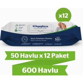 Giggles 600 Adet Perine ve Vücut Temizleme Havlusu
