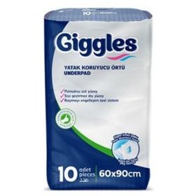 Giggles 60x90 cm 10 Adet Yatak Koruyucu Örtü