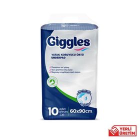 Giggles 60x90 cm 10 Adet Yatak Koruyucu Örtü