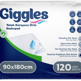 Giggles 90x180 cm 30'lu 4 Paket 120 Adet Yatak Koruyucu Örtü