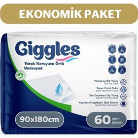 Giggles 90x180 cm 30x2 Adet Yatak Koruyucu Örtü